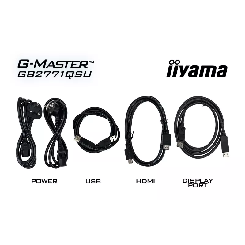 Monitorius iiyama G-MASTER GB2771QSU-B1 27 colių WQHD 2560x1440 200Hz 0.5ms MPRT