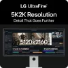 LG 40U990A-W monitorius 101,6 cm (40 col.) 5120 x 2160 pikselių WUHD juodas