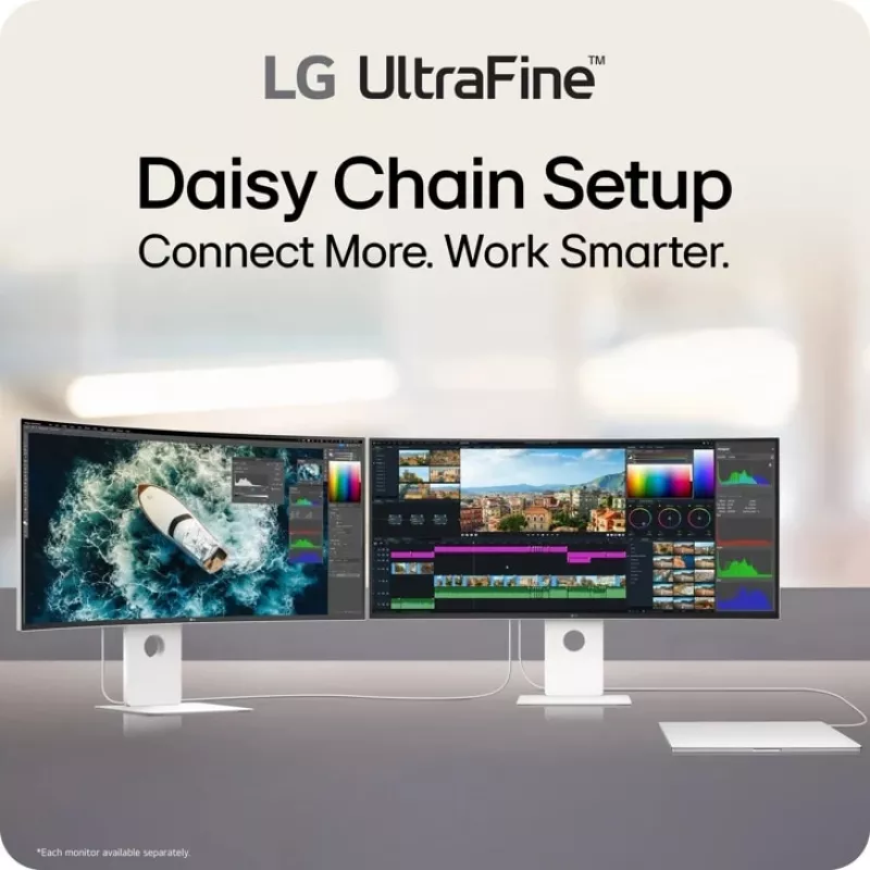 LG 40U990A-W monitorius 101,6 cm (40 col.) 5120 x 2160 pikselių WUHD juodas
