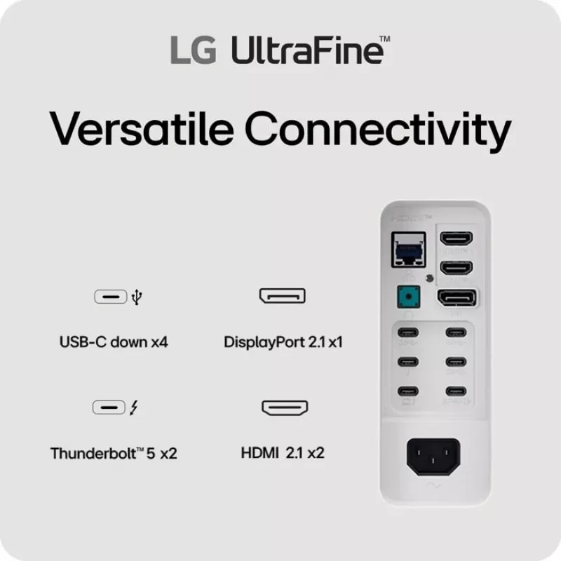 LG 40U990A-W monitorius 101,6 cm (40 col.) 5120 x 2160 pikselių WUHD juodas