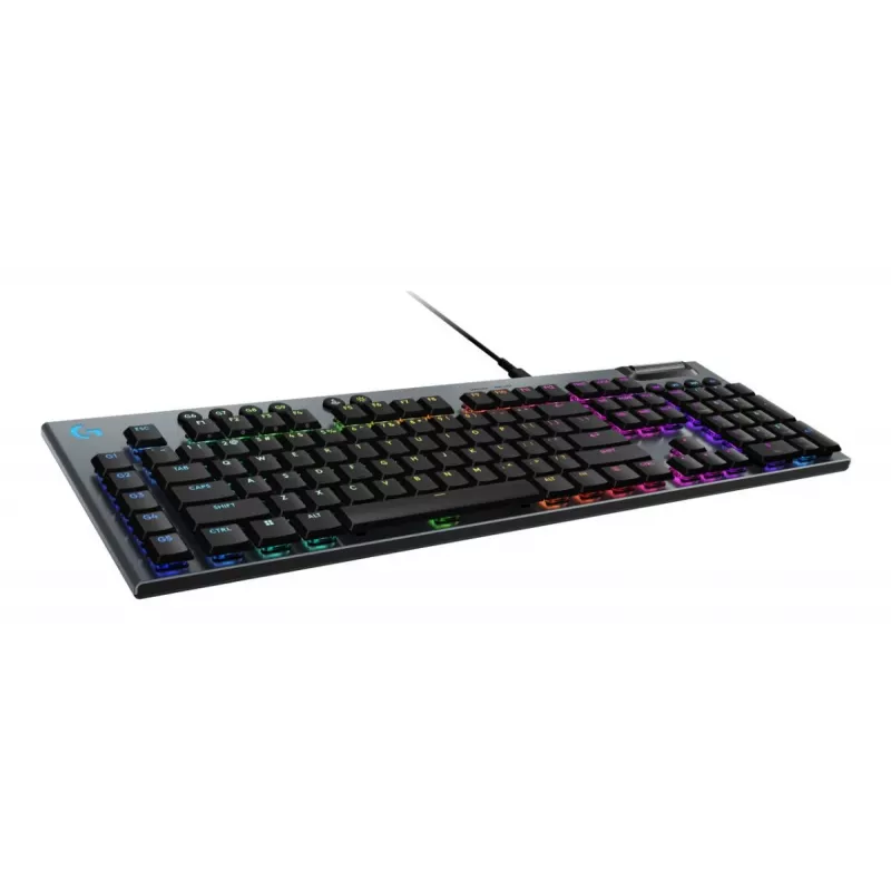 LOGITECH G915 X USB-A laidinė žemo profilio žaidimų klaviatūra, taktilinė, juoda, QWERTZ vokiškas išdėstymas