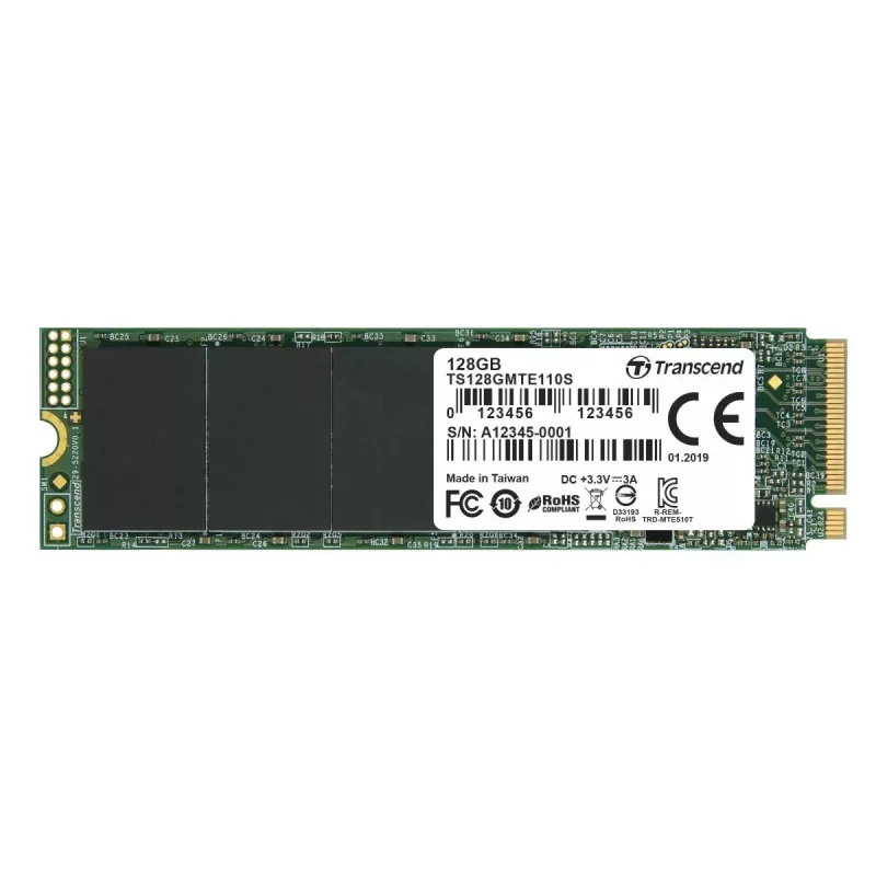 TRANSCEND SSD 110S 128GB M.2 2280 NVMe PCI-E GEN3 x4