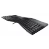 Laidinė ergonominė pilno dydžio klaviatūra Cherry KC 4500 ERGO juoda USB QWERTY UK 109 klavišų išlenktas išdėstymas riešo atrama 1,8 m laidas