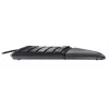 Laidinė ergonominė pilno dydžio klaviatūra Cherry KC 4500 ERGO juoda USB QWERTY UK 109 klavišų išlenktas išdėstymas riešo atrama 1,8 m laidas