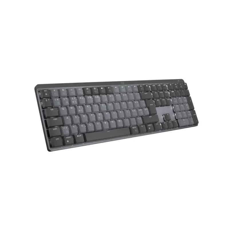 LOGITECH MX Mechanical belaidė apšviesta mechaninė klaviatūra (pilnas dydis) - Graphite Suisse Qwertz