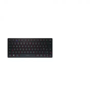 CHERRY KW 9200 MINI klaviatūra universali USB + RF belaidė + Bluetooth QWERTY UK angliškas juoda