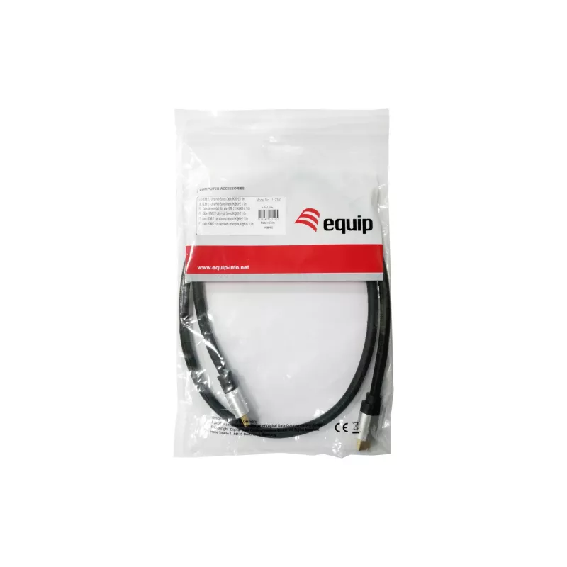 Equip HDMI 2.1 itin didelės spartos laidas, 10 m, AM/AM