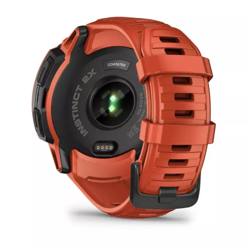 Sportinis laikrodis GARMIN Instinct 2X Solar – 50 mm polimerinis korpusas, saulės įkrovimas, GPS, 10 ATM, silikoninis dirželis