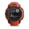 Sportinis laikrodis GARMIN Instinct 2X Solar – 50 mm polimerinis korpusas, saulės įkrovimas, GPS, 10 ATM, silikoninis dirželis