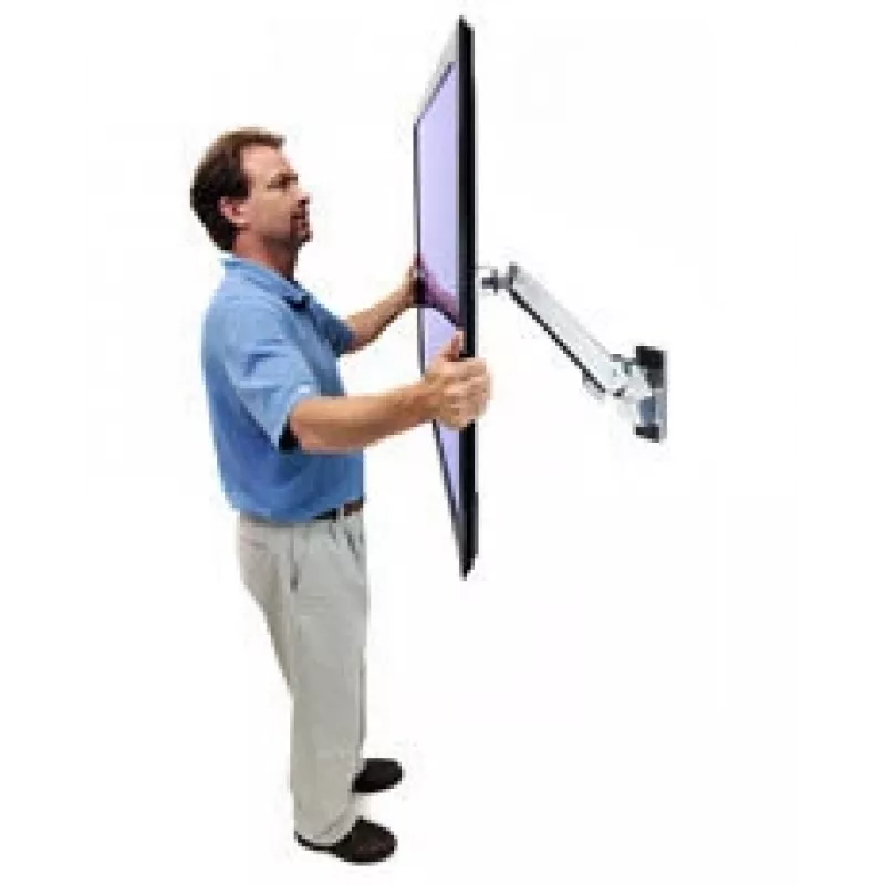 ERGOTRON Interactive Arm HD (poliruotas aliuminis) – judinamas TV laikiklis