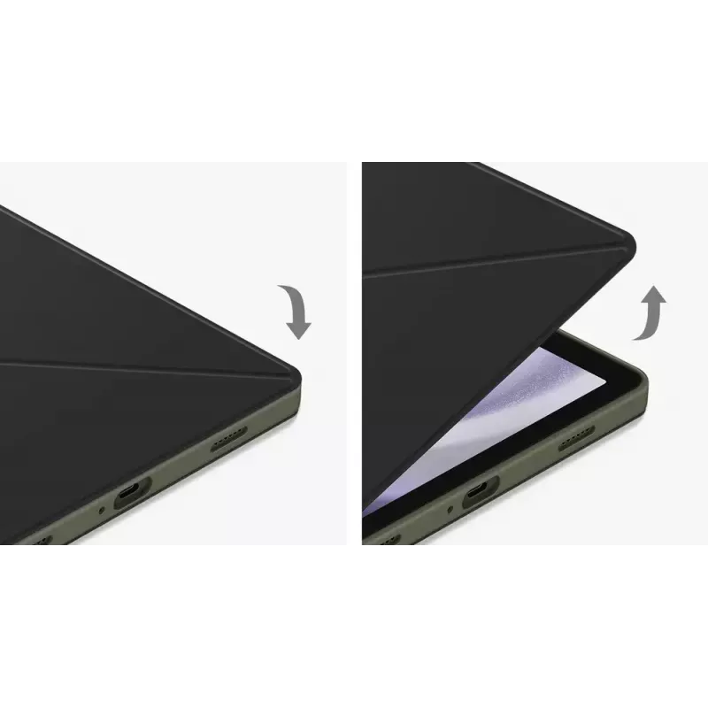 Folio dėklas Samsung EF-BX210TWEGWW, skirtas Galaxy Tab A9+ 11 colių, baltas