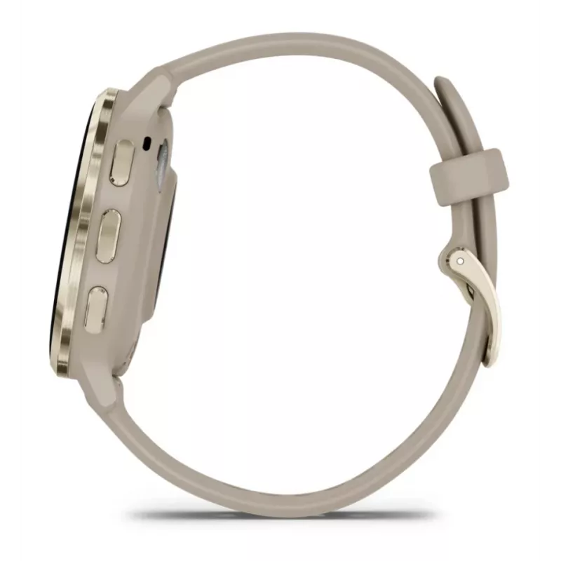 Garmin Venu 3S 010-02785-02 41 mm išmanusis laikrodis su dirželiu - prancūziška versija - pilka