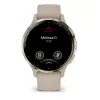 Garmin Venu 3S 010-02785-02 41 mm išmanusis laikrodis su dirželiu - prancūziška versija - pilka
