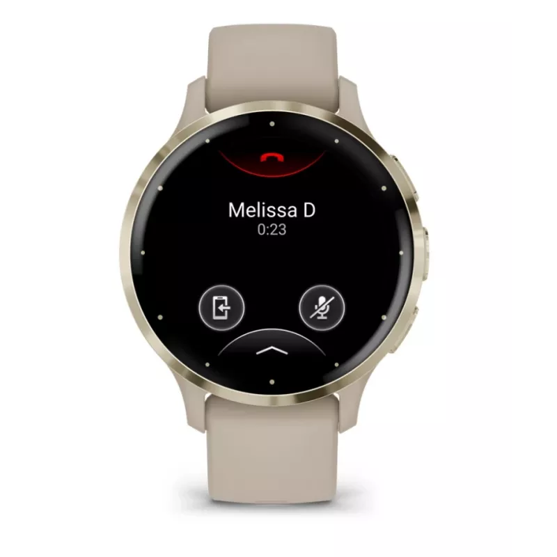 Garmin Venu 3S 010-02785-02 41 mm išmanusis laikrodis su dirželiu - prancūziška versija - pilka