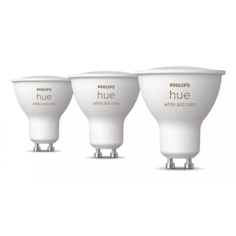 Philips Hue White and colour ambience GU10 protingas prožektorius (3 vnt. pakuotė)