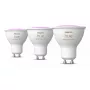 Philips Hue White and colour ambience GU10 protingas prožektorius (3 vnt. pakuotė)