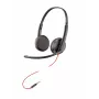 HP Poly Blackwire C3225 Top laidinis ausinių rinkinys, biurui/skambučių centrui, 87 g, juodos spalvos
