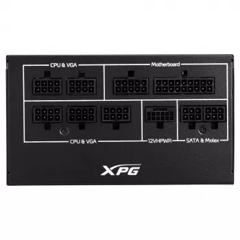 XPG COREREACTOR II 850W maitinimo blokas, 850 W, 100-240 V, 47-63 Hz, 12 A, 22 A, 62.5 A