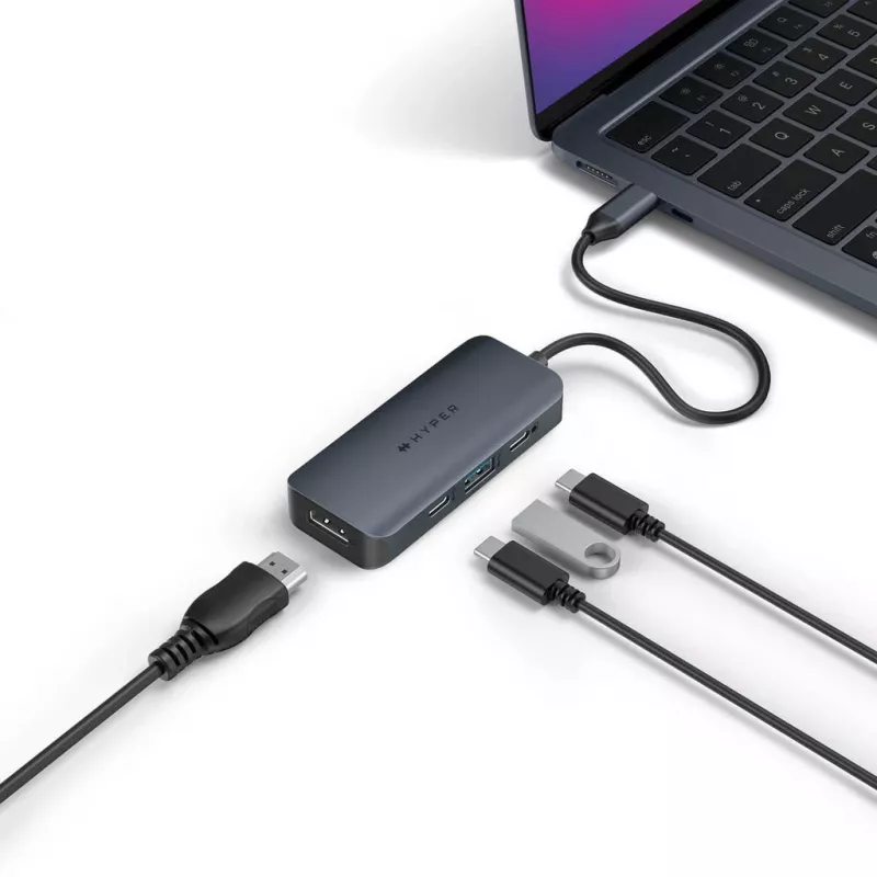 Targus HyperDrive Next USB Type-C mėlynas USB-C centras