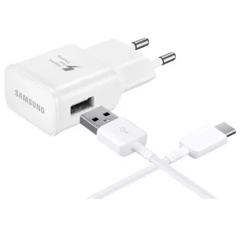 Samsung EP-TA20 USB-C įkroviklis, baltas, universalus, 100-240V, 2A