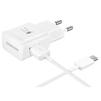 Samsung EP-TA20 USB-C įkroviklis, baltas, universalus, 100-240V, 2A