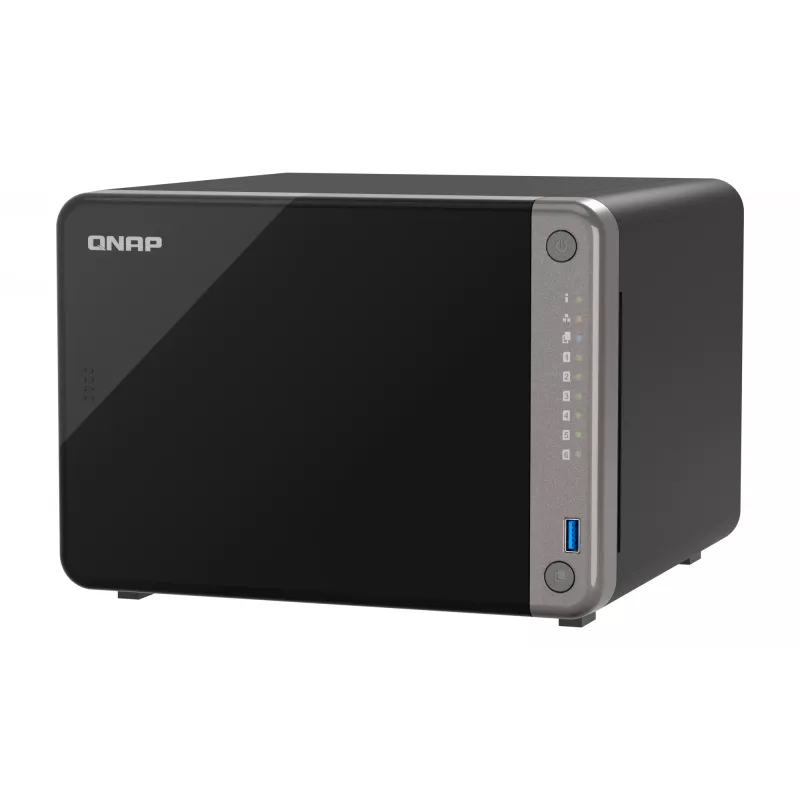 QNAP TS-AI642-8G NAS/serveris ARM Cortex-A76 8 GB juodas