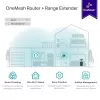 TP-Link AC1200 belaidis tinklo kartotuvas RE330 (Wi-Fi stiprintuvas, OneMesh, Ethernet prievadas)