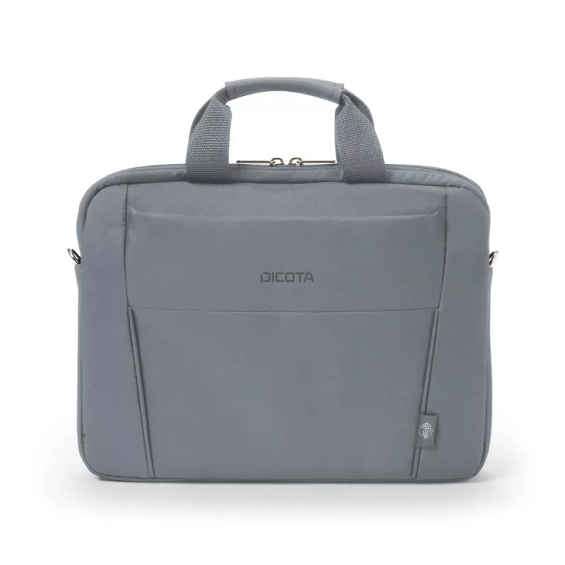 DICOTA Eco Slim Case Base – Dėklas nešiojamam kompiuteriui 11–12,5 col., pilkas / perdirbtas poliesteris