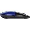 HP Z3700 belaidė mėlyna pelė, ambidekstrinė, optinė, RF belaidė, 1200 DPI, mėlyna