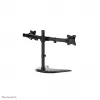 Neomounts NM-D335DBLACK Monitorių stovas 10-27 colių, Spaustuvas/Laisvai pastatomas/Prakišamas, 8 kg, 25,4 cm (10 colių), 68,6 cm (27 colių), 100 x 100 mm, Juodas