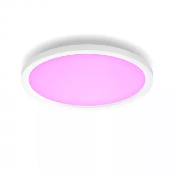 Philips Hue White and colour ambience Surimu apvalus lubinis šviestuvas, išmanus, Bluetooth/Zigbee, baltas, LED