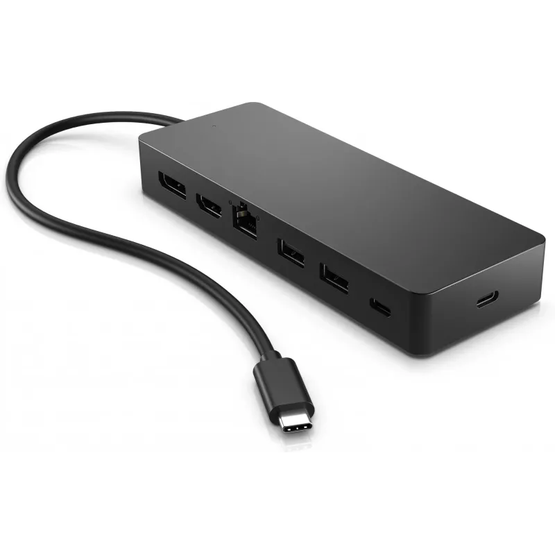 HP Universal USB-C Multiport Hub USB 3.2 Gen 1 Type-C juodos spalvos