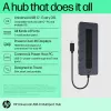 HP Universal USB-C Multiport Hub USB 3.2 Gen 1 Type-C juodos spalvos