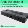 HP Universal USB-C Multiport Hub USB 3.2 Gen 1 Type-C juodos spalvos