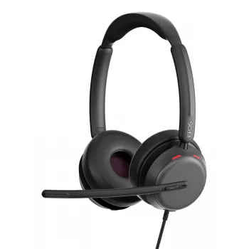 Lenovo 4Z21P85373 ausinės / headset laidinės, ant galvos, biurui / skambučių centrui, USB Type-C / USB Type-A, juodos