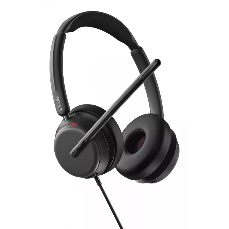 Lenovo 4Z21P85373 ausinės / headset laidinės, ant galvos, biurui / skambučių centrui, USB Type-C / USB Type-A, juodos