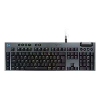 LOGITECH G915 X USB-A laidinis žemo profilio žaidimų klaviatūra, lietiminiai jungikliai, juoda, AZERTY prancūzų