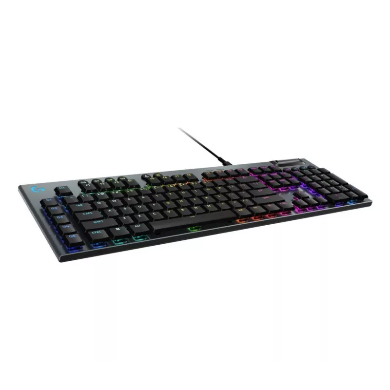 LOGITECH G915 X USB-A laidinis žemo profilio žaidimų klaviatūra, lietiminiai jungikliai, juoda, AZERTY prancūzų
