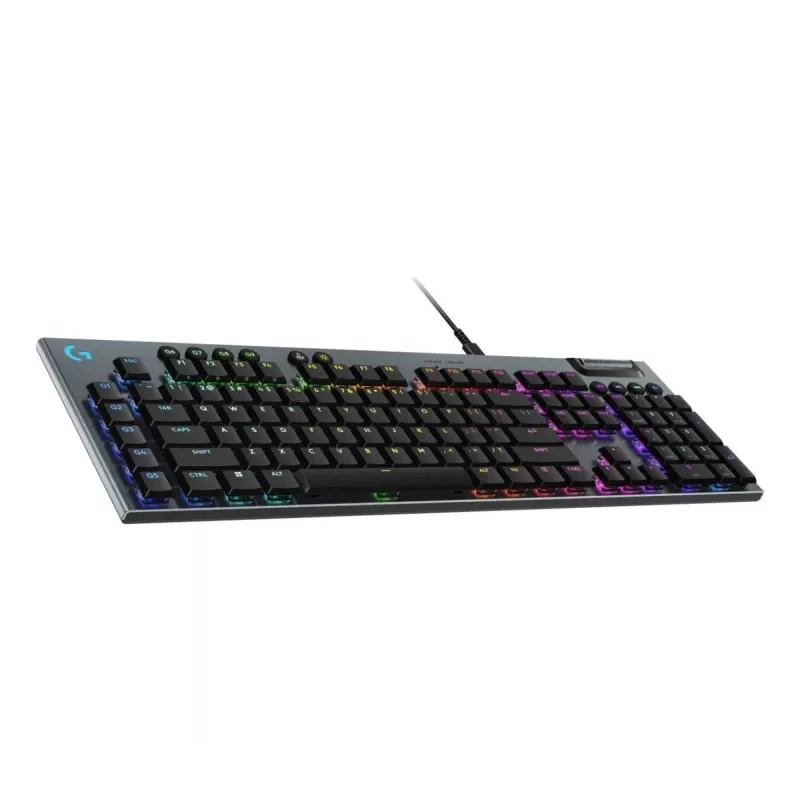 LOGITECH G915 X USB-A laidinis žemo profilio žaidimų klaviatūra, lietiminiai jungikliai, juoda, AZERTY prancūzų