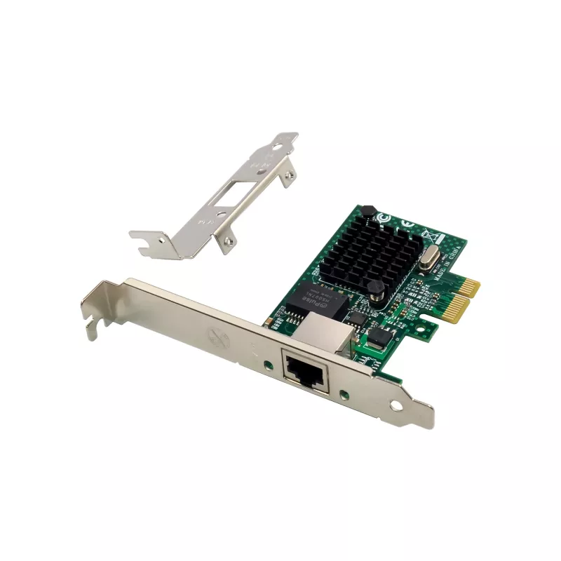 LevelOne GNC-0112 Gigabit PCIe tinklo plokštė su žemo profilio laikikliu
