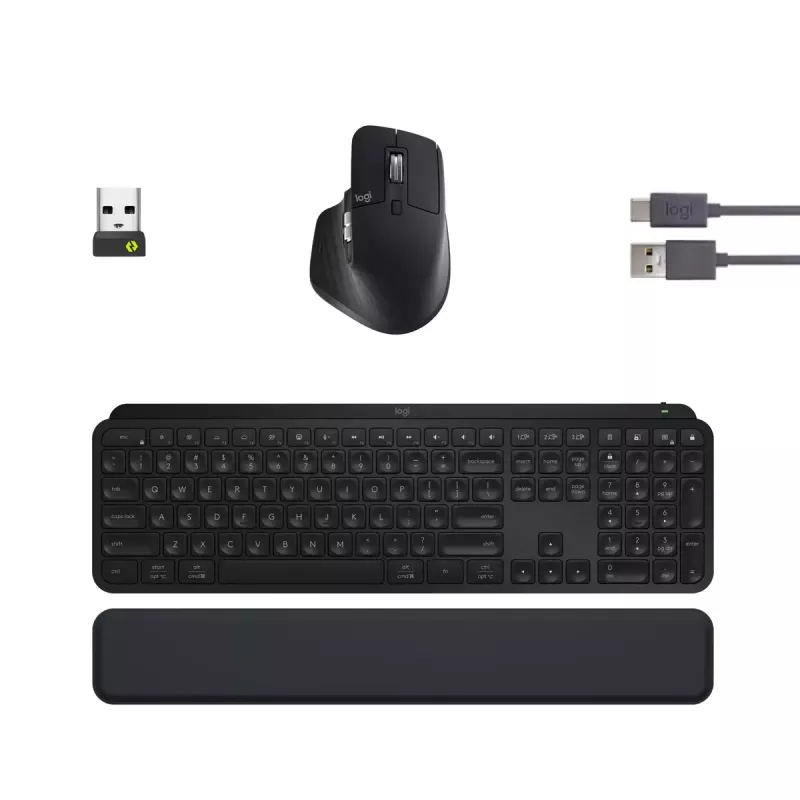 LOGITECH MX Keys S Combo - Graphite - QWERTY US/Int'l