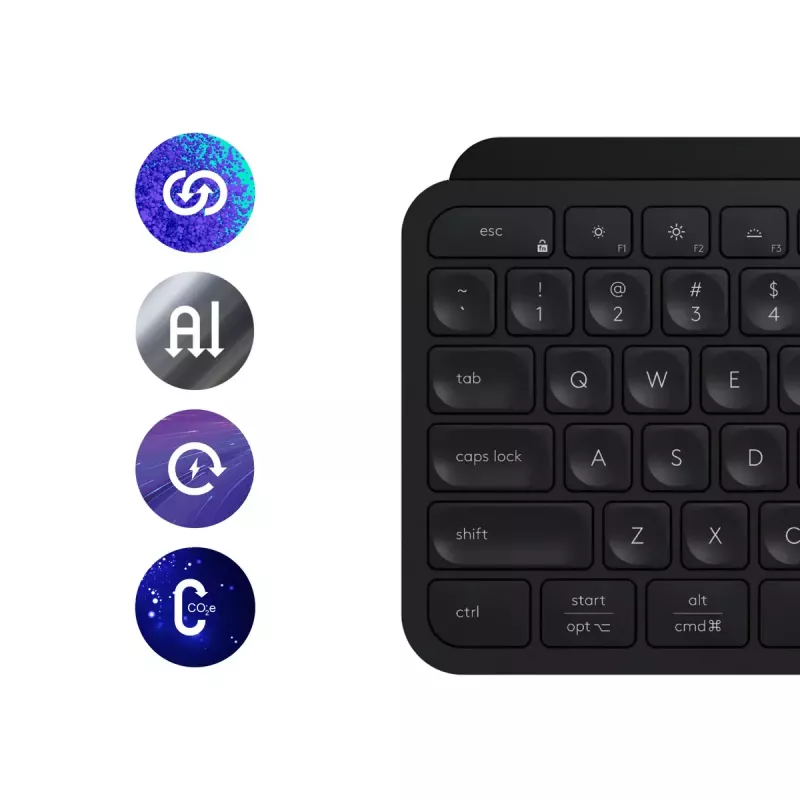 LOGITECH MX Keys S Combo - Graphite - QWERTY US/Int'l