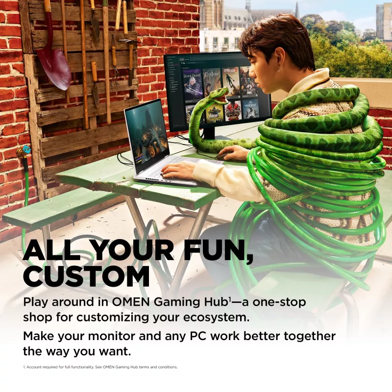 OMEN by HP 23.8 colio FHD 165 Hz žaidimų monitorius – OMEN 24