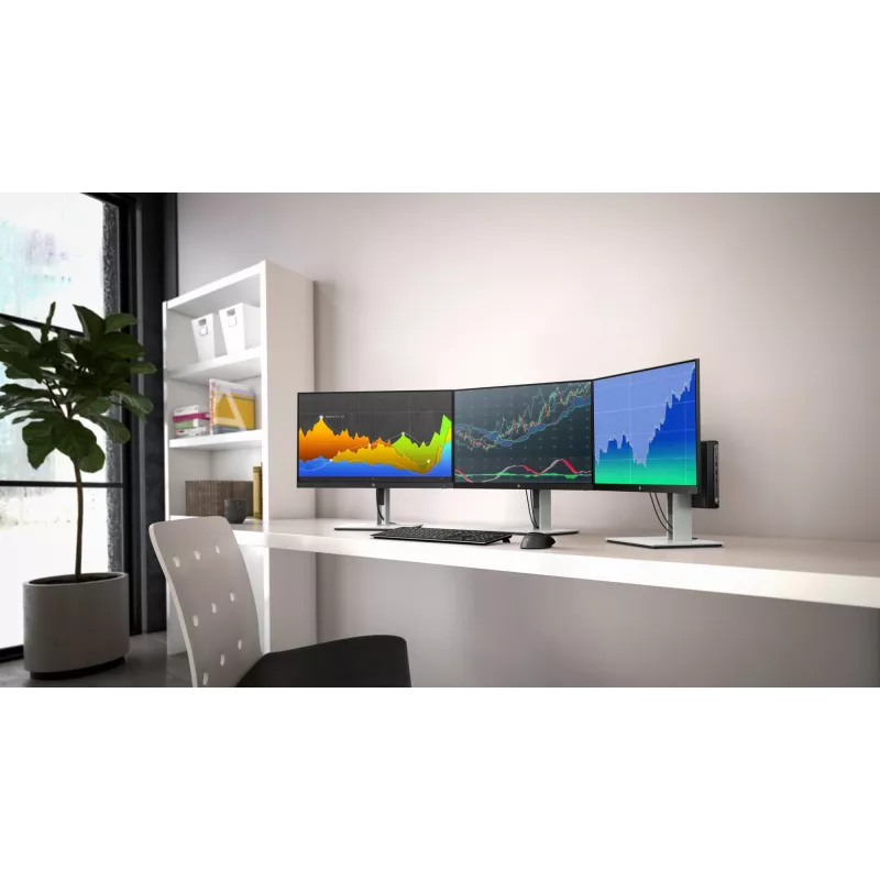 HP E-Series E24 G4 FHD monitorius, 60,5 cm (23,8 colio), 1920 x 1080 pikselių, Full HD, LCD, 5 ms, juodas