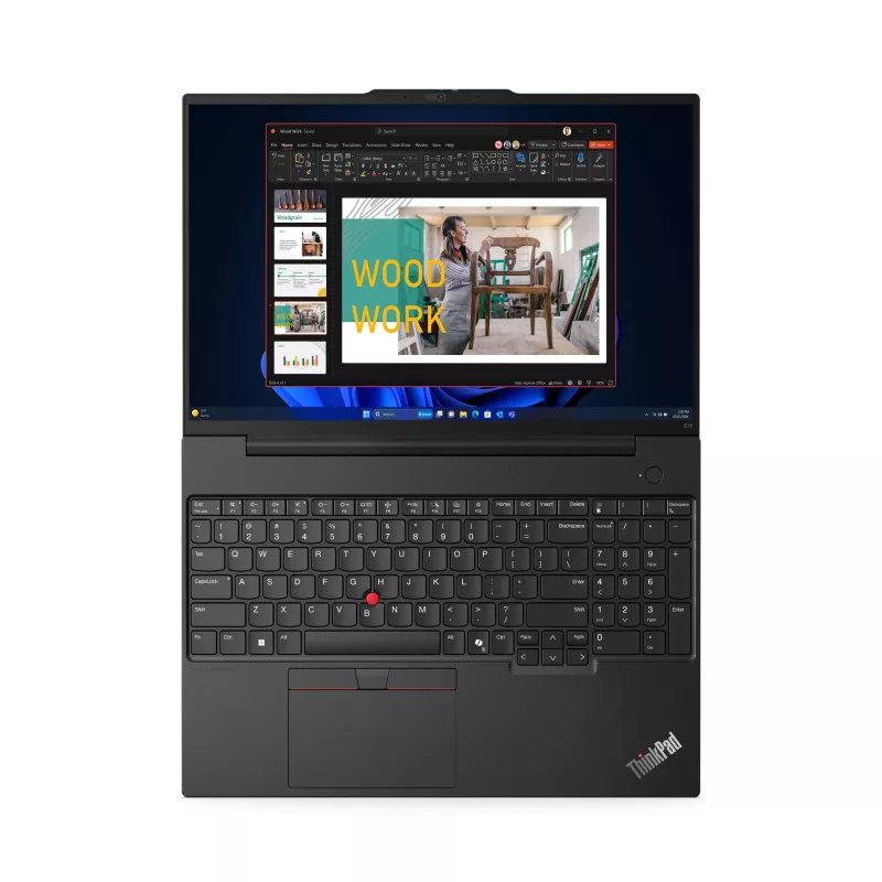 Nešiojamas kompiuteris Lenovo ThinkPad E16 Gen 2 (AMD) AMD Ryzen™ 5 7535HS 40,6 cm (16 colių) WUXGA 8 GB DDR5-SDRAM 256 GB SSD Wi-Fi 6E (802.11ax) Windows 11 Pro