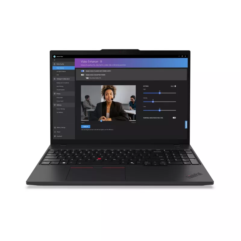 Lenovo ThinkPad T16 Gen 3 21MN00BJGE nešiojamas kompiuteris, Intel Core Ultra 5 125U, 40,6 cm (16 col.) WUXGA IPS 1920x1200, 16 GB DDR5-SDRAM, 512 GB NVMe SSD, Intel Graphics, Wi-Fi 6E, Bluetooth, Windows 11 Pro, vokiška klaviatūra, juodas, 1,83 kg