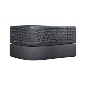 LOGITECH Ergo K860 – belaidė ergonomiška skirta klaviatūra, verslo, grafito spalva, QWERTY US Int'l