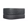 LOGITECH Ergo K860 – belaidė ergonomiška skirta klaviatūra, verslo, grafito spalva, QWERTY US Int'l