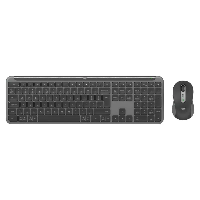 LOGITECH Signature Slim Combo MK950 – belaidė klaviatūra ir pelė – grafito spalva – QWERTY US/Int'l