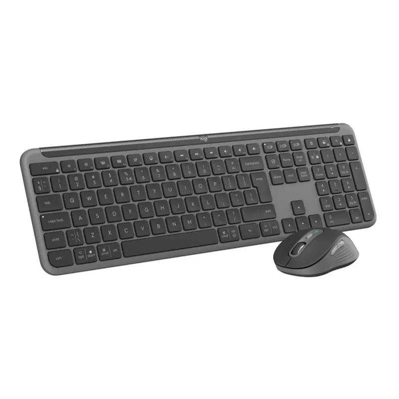 LOGITECH Signature Slim Combo MK950 – belaidė klaviatūra ir pelė – grafito spalva – QWERTY US/Int'l